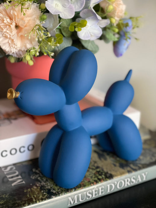 Perrito Globo Blue/Gold - Marycielo Mendoza Design