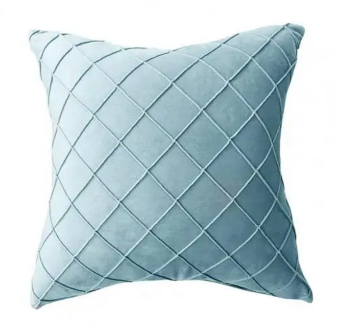 Funda de Cojín Velvet Color Celeste Claro - Marycielo Mendoza Design