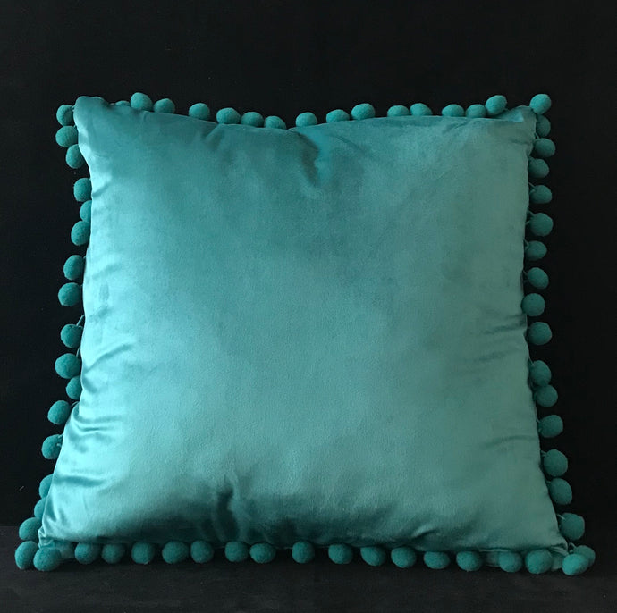 Funda de cojín color Turquesa - Marycielo Mendoza Design